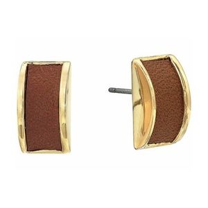 Lauren Ralph Lauren Leather Stud Earrings